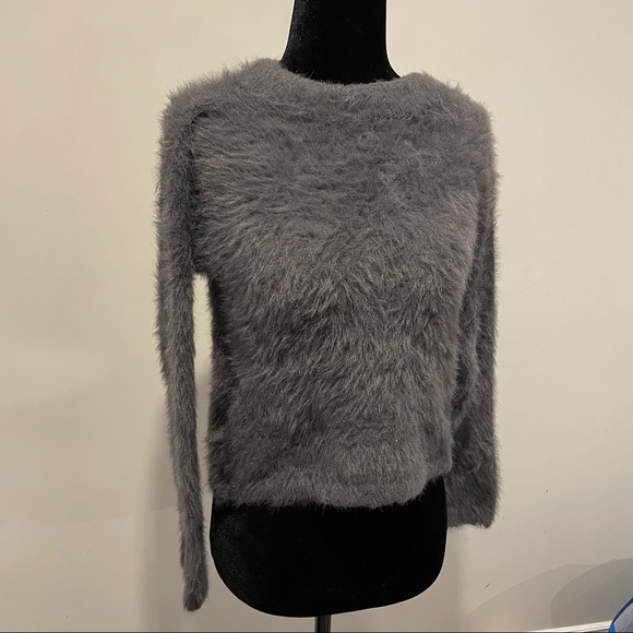 H&M So Soft Youth Crop Top - Grey - Picture 5 of 9